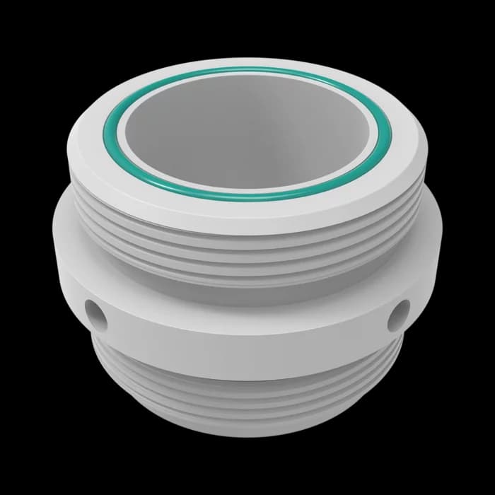 Bague filetée pour presse-étoupe d'étanchéité aux vapeurs